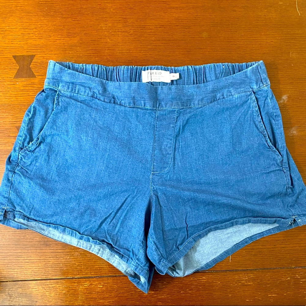 Torrid Elastic-Back Shorts